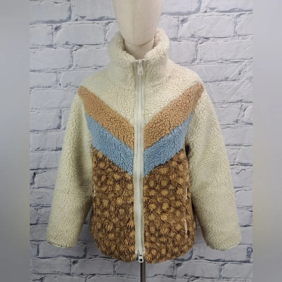 Coach Women's Signature Sherpa Jacket Full Zip Winter Fall Cold Weather Size XS - Picture 1 of 16